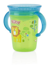 Load image into Gallery viewer, Nuby 1pk No Spill 2-Handle 360 Degree Printed Wonder Cup - Colors May Vary
