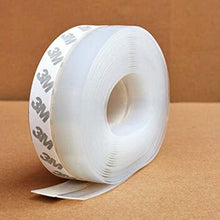 Load image into Gallery viewer, Silicone Seal Strip - Transparent Windproof Silicone Sealing Strip - Door Weather Stripping - Stopper Adhesive Tape for Doors Windows and Shower Glass Gaps…
