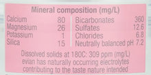 Load image into Gallery viewer, evian Natural Spring Water 1 Liter (Pack of 6), Naturally Filtered Spring Water, Naturally Filtered Spring Water in Large Bottles
