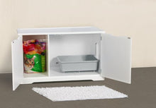 Load image into Gallery viewer, Merry Products Cat Washroom Bench, White
