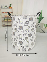 Load image into Gallery viewer, MAIZMZ Large Waterproof Storage Bin Lightweight Organizer Basket for Laundry Hamper Toy Bins Gift Baskets Dirty Clothes College Dorms Kids Bedroom Bathroom(Animals)
