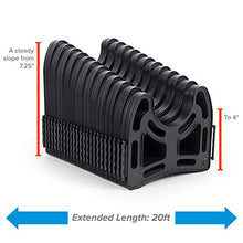 Load image into Gallery viewer, Camco 20 Ft (43051) Sidewinder RV Sewer Hose Support, Made From Sturdy Lightweight Plastic, Won't Creep Closed, Holds Hoses in Place - No Need for Straps
