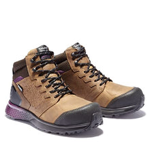 Load image into Gallery viewer, Timberland PRO Women's Reaxion Athletic Hiker Work Industrial Boot, Brown/Purple, 7.5
