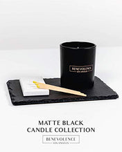 Load image into Gallery viewer, Premium Rose &amp; Sandalwood Hand Poured Scented Candles, 8 oz | 45 Hour Burn, Long Lasting, Highly Scented, All Natural Soy Candles | Relaxing Aromatherapy Candle with Matte Black Glass Gift Box
