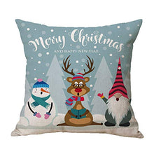 Load image into Gallery viewer, Zivsik Swedish Gnome Scandinavian Tomte Throw Pillow Covers - Yule Santa Nisse Nordic Elf Figurine Christmas Decorative Cushion Cases Xmas Winter Holiday Decor - 18 x 18 Inch 45cm x 45cm 4Pcs
