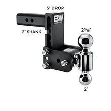 Load image into Gallery viewer, B&amp;W Trailer Hitches Tow &amp; Stow - Fits 2" Receiver, Dual Ball (2" x 2-5/16"), 5" Drop, 10,000 GTW - TS10037B

