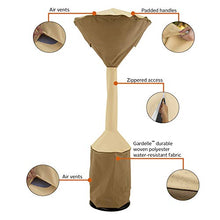 Load image into Gallery viewer, Classic Accessories Veranda Water-Resistant 34 Inch Round Stand-Up Patio Heater Cover
