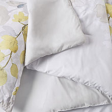 Load image into Gallery viewer, Comfort Spaces Bed in A Bag - Trendy Casual Design Cozy Comforter with Complete Sheet Set with Side Pocket, All Season Cover, Matching Shams, Twin XL(66 in x 90 in), Nina, Floral Yellow/Grey 6 Piece
