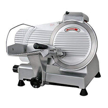 Load image into Gallery viewer, HomGarden 10" Meat Slicer Semi-Auto Stainless Steel Cutter Cheese Food Electric Blade Kitchen Deli/Veggies for Commercial &amp; Home
