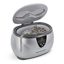 Load image into Gallery viewer, Magnasonic Professional Ultrasonic Jewelry Cleaner with Digital Timer for Eyeglasses, Rings, Coins (MGUC500)

