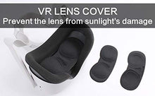 Load image into Gallery viewer, [Updated Version] SUNTA Leather Face Cover Replacement for Oculus Quest 2, VR Facial Interface &amp; Comfortable PU Leather Foam Face Pad &amp; Anti-Leakage Nose Pad &amp; Lens Protect Cover Accessories Set
