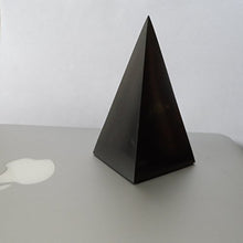 Load image into Gallery viewer, High Shungite Pyramid (1,97", 5cm) Stone Gemstone EMF Protection Home Decor Gift Decoration Crafts Chakra Healing Crystal Reiki

