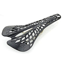 Load image into Gallery viewer, Toxz Carbon Fiber Hollow Saddle Seat for Mountain Racing Bike Cycling Bicycle,Lightweight,High Strength,High Flexibility,Ventilation Diversion Hole,Stoving Varnish Technology
