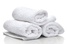 Load image into Gallery viewer, Utopia Towels Cotton White Washcloths Set - Pack of 24 - 100% Ring Spun Cotton, Premium Quality Flannel Face Cloths, Highly Absorbent and Soft Feel Fingertip Towels
