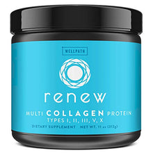 Load image into Gallery viewer, Renew Multi Collagen Protein Powder - 5 Types of Collagen - Hydrolyzed Grass-Fed Bovine, Marine, Chicken and Egg Collagen Peptides - Type I, II, III, V, and X - Keto Friendly Supplement
