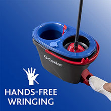 Load image into Gallery viewer, O-Cedar EasyWring RinseClean Microfiber Spin Mop &amp; Bucket Floor Cleaning System, Grey
