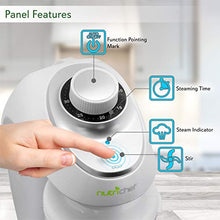 Load image into Gallery viewer, Digital Baby Food Maker Machine - 2-in-1 Steamer Cooker and Puree Blender Food Processor with Steam Timer - Steam Blend Organic Homemade Food for Newborn Babies, Infants, Toddlers - NutriChef PKBFB18
