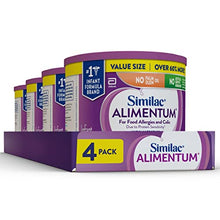 Load image into Gallery viewer, Similac Alimentum Hypoallergenic for Food Allergies and Colic Infant Formula Powder, 19.8 Oz (Pack of 4)
