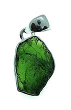 Load image into Gallery viewer, Natural Chrome Diopside 925 Sterling Silver Pendant 30mm
