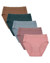 Load image into Gallery viewer, Kindred Bravely High Waist Postpartum Underwear &amp; C-Section Recovery Maternity Panties 5 Pack (Large, Assorted Jewel Tones)
