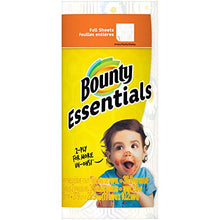 Load image into Gallery viewer, Bounty Essentials 2-Ply Paper Towels, 11" x 10 1/4", Print, 78 Sheets Per Roll, 1 Roll
