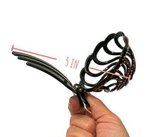 Load image into Gallery viewer, Bun Cover Hair Holder, Hand Crafted Hair Clip. this Attractive Hair Accessory can be used as a Bun Maker or a Hair Grip. Hair Styling for Women for Thick and Thin Hair. 2 Pcs Uniquely Hand Painted.
