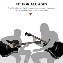 Load image into Gallery viewer, Best Choice Products Beginner Acoustic Electric Guitar Starter Set w/ 41in, All Wood Cutaway Design, Case, Strap, Picks, Tuner - Black
