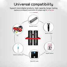 Load image into Gallery viewer, Rechargeable AA Batteries with Charger, POWEROWL 8 Pack of 2800mAh High Capacity Low Self Discharge Ni-MH Double A Batteries with Smart 8 Bay Battery Charger (USB Fast Charging, Independent Slot)
