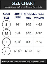 Load image into Gallery viewer, SB SOX Compression Foot Sleeves for Men &amp; Women - BEST Plantar Fasciitis Socks for Plantar Fasciitis Pain Relief, Heel Pain, and Treatment for Everyday Use with Arch Support (Black, Medium)
