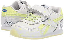 Load image into Gallery viewer, Reebok Kids Classic Jogger 3.0 Sneaker, FTWWHT/ENEGLW/FTWWHT, 9.5 US Unisex Toddler
