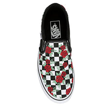Load image into Gallery viewer, Vans Unisex Asher Slip On Sneaker - Multi Checkeredboard - Black 9.5
