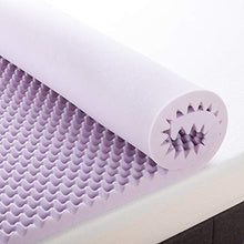 Load image into Gallery viewer, Best Price Mattress 2 Inch Egg Crate Memory Foam Mattress Topper with Soothing Lavender Infusion, CertiPUR-US Certified, Twin XL
