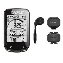 Load image into Gallery viewer, iGPSPORT BSC100S Cycling Computer Bundle, Bike Computer GPS Bike Speedometer IPX7 with 2.6 inch Auto Backlight Screen, ANT+/BLE5.0 Sensors and 40 Hours Battery Life
