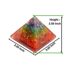 Load image into Gallery viewer, Energy Generator Orgone Pyramid for Emf Protection &amp; Healing- meditation orgonite pyramids/crystal chakra
