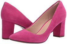 Load image into Gallery viewer, Clarks womens Aubrie Sun Pump, Hot Pink Suede, 9 US
