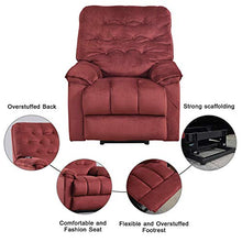 Load image into Gallery viewer, Lift Chairs for Elderly - Lift Chairs Recliners Lift Sofa Electric Recliner Chairs with Remote Control Soft Fabric Lounge
