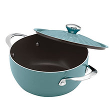 Load image into Gallery viewer, Rachael Ray Cucina Nonstick Dish/Casserole Pan with Lid, 4.5 Quart, Agave Blue
