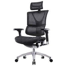 Load image into Gallery viewer, NOLOGO Ergonomic Adjustable Office Chair with Lumbar Support and Rollerblade Wheels - High Back with Breathable Mesh - Breathable Cushion - Adjustable Head &amp; Arm Rests, Seat Height - Reclines
