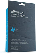 Load image into Gallery viewer, Boxiecat Scoop &amp; Tie Litter Bags – Cat Litter Clump &amp; Poop Bags – Leakproof - Large to Fit Any Scoop – Handles to Conveniently Tie Seal in Odors - Unscented
