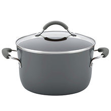 Load image into Gallery viewer, Rachael Ray Cucina Nonstick Cookware Pots and Pans Set, 12 Piece, Sea Salt Gray
