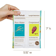 Load image into Gallery viewer, Curl Rehab Length Retention/Strength Dual Treatment, Rice Water Sealing Oil Treatment &amp; Anti-Breakage Mask, 4.8 Oz Packette, 6 Count
