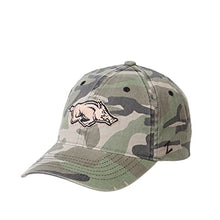 Load image into Gallery viewer, Zephyr NCAA Arkansas Razorbacks Mens Hat Operation Hat Trick GI, Arkansas Razorbacks Camo, Adjustable
