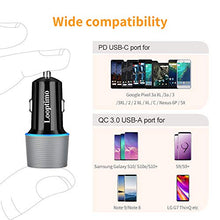 Load image into Gallery viewer, Fast USB C Car Charger,Compatible with Google Pixel 6/6 Pro/5a/5/4a/4/4 XL/3 XL/3/3a XL/3a/2 XL/2/XL, 30W Power Delivery &amp; Quick Charge 3.0 Car Adapter (Fast Charging Type C Cable 3.3Ft Included)

