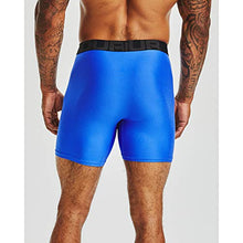 Load image into Gallery viewer, Under Armour Men's Tech 6-inch Boxerjock 1-Pack , Emotion Blue (401)/Black, X-Large
