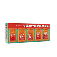 Load image into Gallery viewer, Dan&amp;Darci Rock Tumbler Grit Refill Kit - 3.5 Pounds Grits Media + Poly Plastic Pellets - Rock Polishing Media - Polish for Any Brand Tumbler - Rock Tumbling Supplies - Stone Polisher
