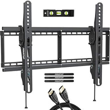 Load image into Gallery viewer, MOUNTUP Tilting TV Wall Mount Bracket for Most 37-70 Inches TVs, TV Mount with 10 Degrees Smooth Tilt, Low Profile TV Wall Mount, Easy Install on 16", 18", 24" Studs Loading Capacity 110 lbs MU0008
