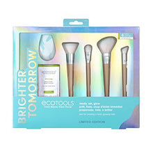 Load image into Gallery viewer, EcoTools Limited Edition Ready, Glow Makeup Accessory &amp; Care Holiday Set, Blue, 6 Piece Valentine's Day Gift Set
