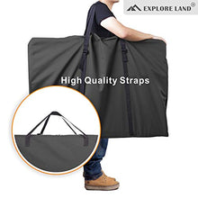 Load image into Gallery viewer, Explore Land Heavy Duty Chair Storage Bag for Folding Longue Chair, Zero Gravity Chair, Light Weight Transport Chair, Folding Rollator Walker (Black)
