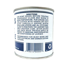 Load image into Gallery viewer, Huberd’s Shoe Grease, 7.5oz: Waterproofs, Softens, Conditions Leather. Protects Shoes, Boots, Sporting Goods, Saddle &amp; Tack. Restores Dry, Cracked, Scratched Leather. Small Batched since 1921!
