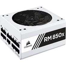 Load image into Gallery viewer, Corsair RMX White Series (2018), RM850x, 850 Watt, 80+ Gold Certified, Fully Modular Power Supply - White, 80 PLUS Gold (CP-9020188-NA)
